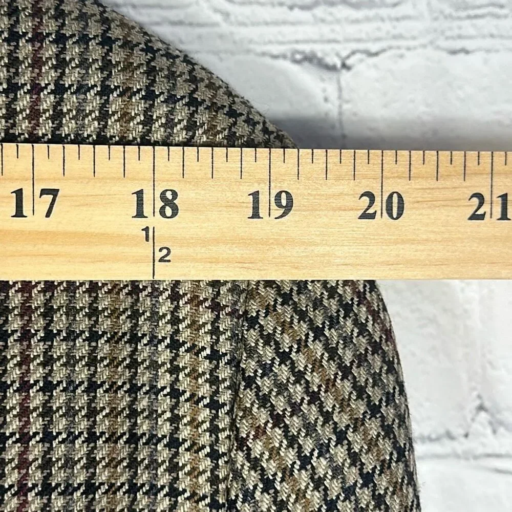 Ralph Ralph Lauren Blue label mens Blazer Brown Houndstooth Sport Coat‎